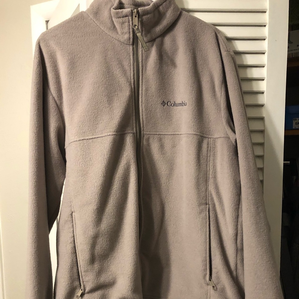 Columbia Men’s Khaki Fleece Zip Up